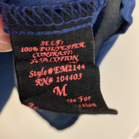 EM Navy Lace Top - Picture 5 of 8